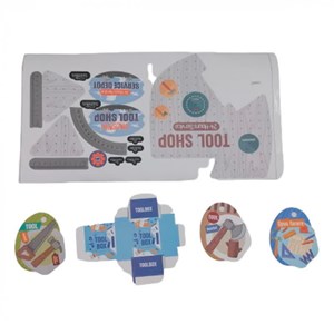 اسباب بازی جعبه ابزار دایناسور 45 تکه DINO TOOL SHOP 45 pcs _اسباب بازی مشاغل